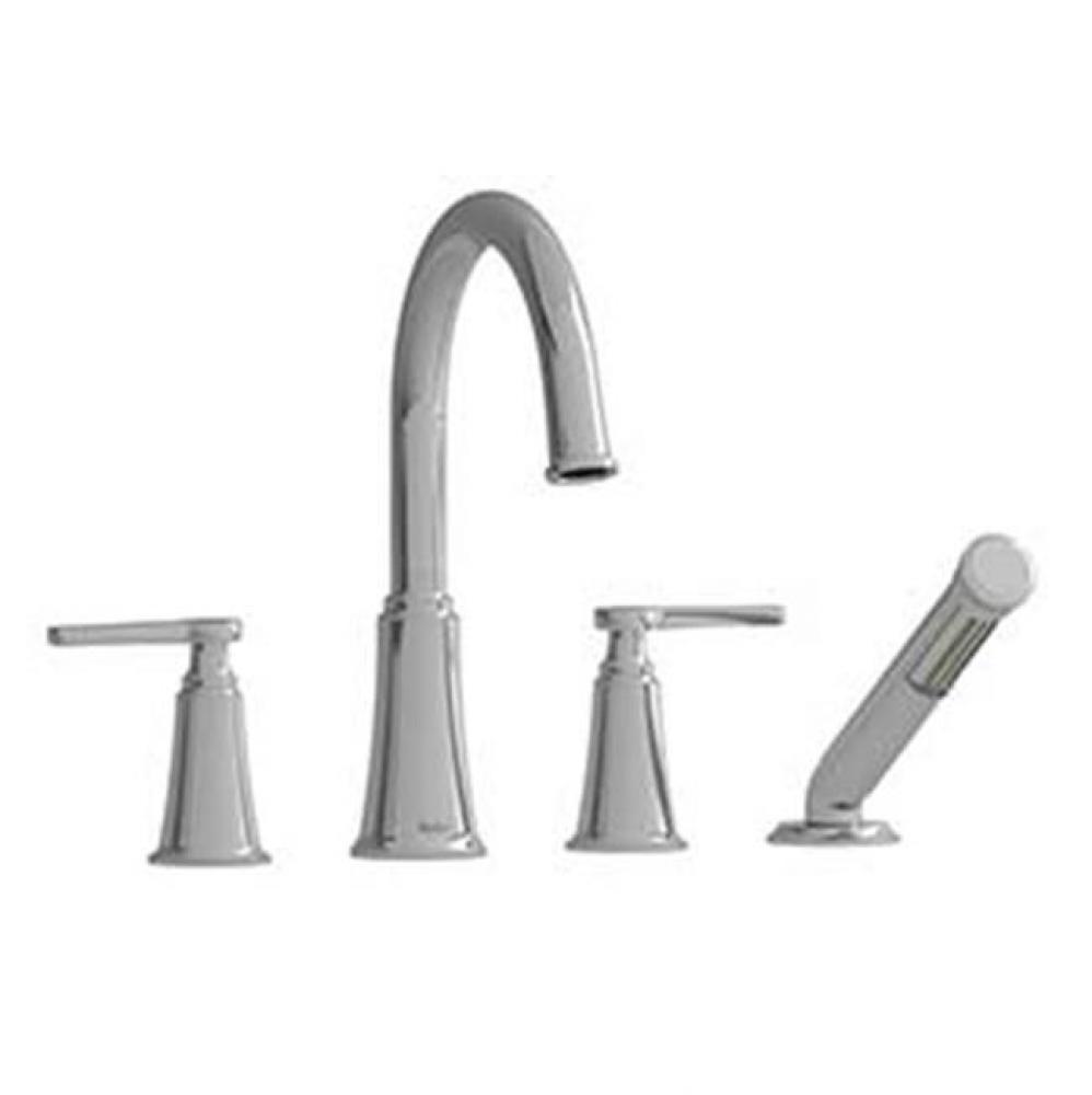 Momenti™ 4-Hole Deck Mount Tub Filler With C-Spout