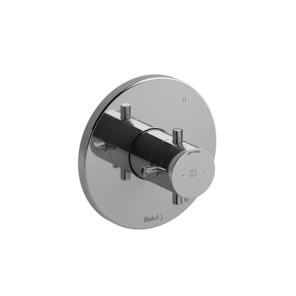 3-way no share Type T/P (thermostatic/pressure balance) coaxial valve trim
