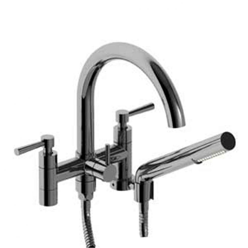 6'' tub filler with handshower