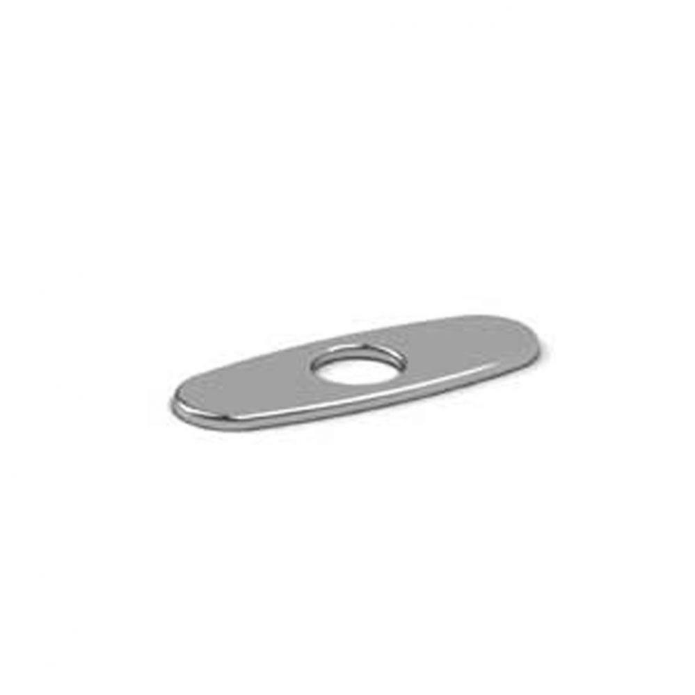 Powder Room 4-Inch Center Deck Plate In Chrome