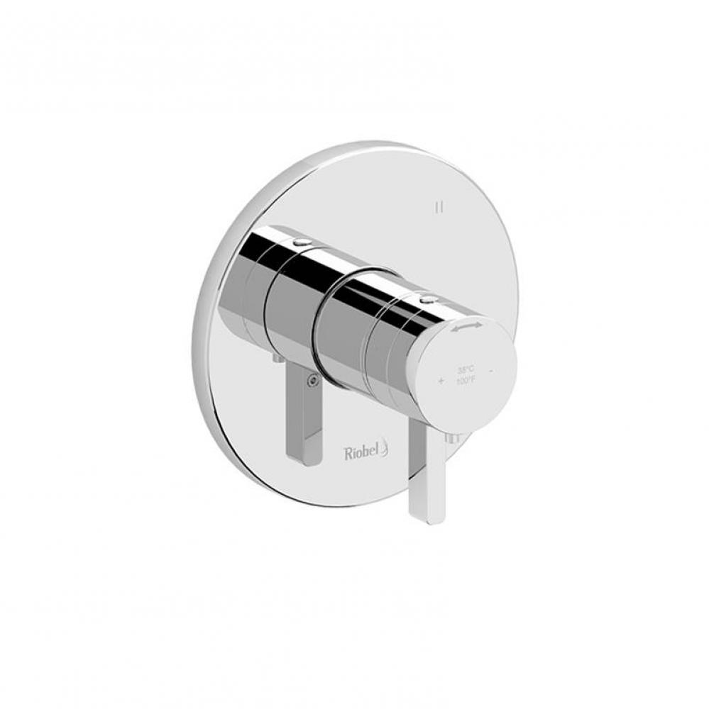 3-way no share Type T/P (thermostatic/pressure balance) coaxial valve trim