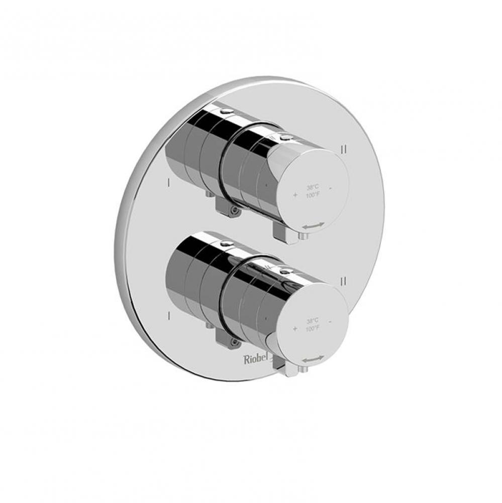4-way no share Type T/P (thermostatic/pressure balance) coaxial valve trim