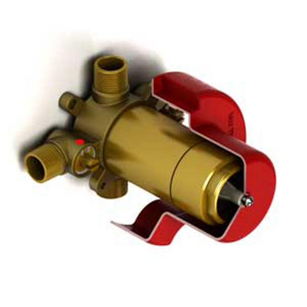 2-way Type T/P (thermostatic/pressure balance) coaxial valve rough