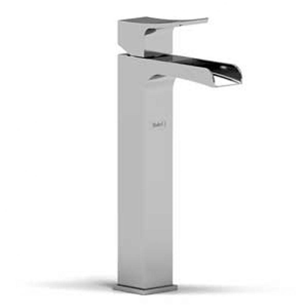 Single hole lavatory open spout faucet