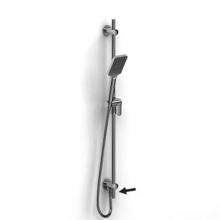Riobel 4615C - Hand shower rail with built-in elbow supply