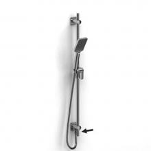 Riobel 4625C - Hand shower rail with built-in elbow supply