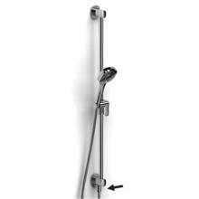 Riobel 8060C - Hand shower rail with built-in elbow supply