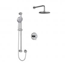 Riobel KIT323GNC - Type T/P (thermostatic/pressure balance) 1/2'' coaxial 2-way system with hand shower and