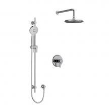 Riobel KIT323MMRDJC-SPEX - Type T/P (thermostatic/pressure balance) 1/2'' coaxial 2-way system with hand shower and