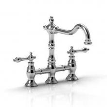 Riobel BR100LC-10 - Bridge kitchen faucet