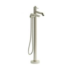 Riobel CS39BN-SPEX - 2-way Type T (thermostatic) coaxial floor-mount tub filler with hand shower