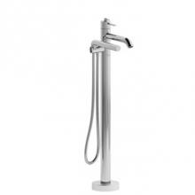 Riobel CS39C-EX - 2-way Type T (thermostatic) coaxial floor-mount tub filler with hand shower