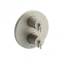 Riobel CSTM46BN - 4-way Type T/P (thermostatic/pressure balance) ¾'' coaxial complete valve