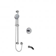 Riobel KIT1244RT+C-SPEX - 1/2'' 2-way Type T/P (thermostatic/pressure balance) coaxial system with spout and hand