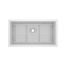 Riobel FAUM3318WH - Fonsa™ 33'' Quartz Single Bowl Undermount Kitchen Sink