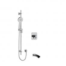 Riobel KIT1244SAC-EX - 1/2'' 2-way Type T/P (thermostatic/pressure balance) coaxial system with spout and hand
