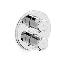 Riobel GN46C - 4-way Type T/P (thermostatic/pressure balance) 3/4'' coaxial complete valve
