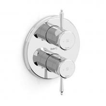 Riobel GN83C - 4-way Type T/P (thermostatic/pressure balance) 3/4'' coaxial complete valve
