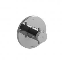 Riobel RUTM23+KNC - 2-way Type T/P (thermostatic/pressure balance) coaxial complete valve