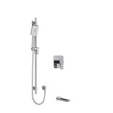 Riobel KIT#1244FRC - 1/2'' 2-way Type T/P (thermostatic/pressure balance) coaxial system with spout and hand