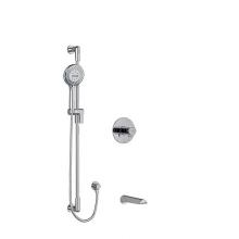 Riobel KIT#1244PBC-EX - 1/2'' 2-way Type T/P (thermostatic/pressure balance) coaxial system with spout and hand