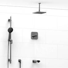 Riobel KIT#1345SAC-6-SPEX - Type T/P (thermostatic/pressure balance) 1/2'' coaxial 3-way system with hand shower rai