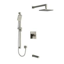 Riobel KIT#1345USBN-EX - Type T/P (thermostatic/pressure balance)  1/2'' coaxial 3-way system with hand shower ra
