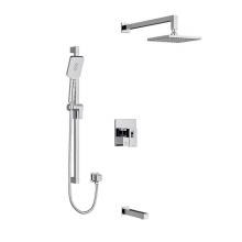 Riobel KIT#1345USC - Type T/P (thermostatic/pressure balance)  1/2'' coaxial 3-way system with hand shower ra