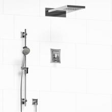 Riobel KIT#2745EFC-EX - Type T/P (thermostatic/pressure balance) 1/2'' coaxial 3-way system with hand shower rai