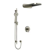 Riobel KIT#2745MMRDJBN-EX - Type T/P (thermostatic/pressure balance) 1/2'' coaxial 3-way system with hand shower rai