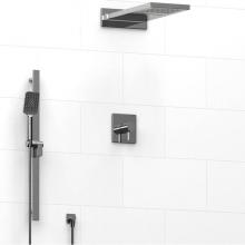 Riobel KIT#2745PFTQC-EX - Type T/P (thermostatic/pressure balance) 1/2'' coaxial 3-way system with hand shower rai