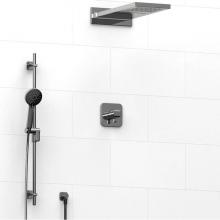 Riobel KIT#2745SAC-SPEX - Type T/P (thermostatic/pressure balance) 1/2'' coaxial 3-way system with hand shower rai