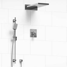 Riobel KIT#2745ZOTQC-EX - Type T/P (thermostatic/pressure balance) 1/2'' coaxial 3-way system with hand shower rai