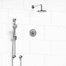 Riobel KIT#323CSTMC-SPEX - Type T/P (thermostatic/pressure balance) 1/2'' coaxial 2-way system with hand shower and