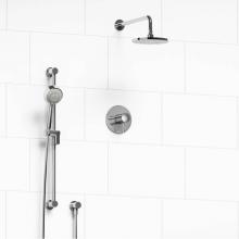 Riobel KIT#323EDTMC-EX - Type T/P (thermostatic/pressure balance) 1/2'' coaxial 2-way system with hand shower and