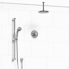 Riobel KIT#323GNC-6 - Type T/P (thermostatic/pressure balance) 1/2'' coaxial 2-way system with hand shower and