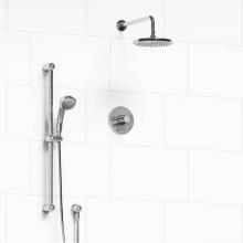 Riobel KIT#323GNC-SPEX - Type T/P (thermostatic/pressure balance) 1/2'' coaxial 2-way system with hand shower and