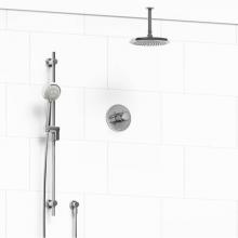 Riobel KIT#323MMRD+C-6 - Type T/P (thermostatic/pressure balance) 1/2'' coaxial 2-way system with hand shower and