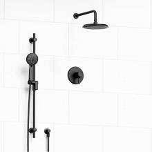 Riobel KIT#323MMRDJBK-6-SPEX - Type T/P (thermostatic/pressure balance) 1/2'' coaxial 2-way system with hand shower and