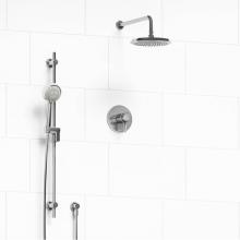Riobel KIT#323MMRDJC-EX - Type T/P (thermostatic/pressure balance) 1/2'' coaxial 2-way system with hand shower and
