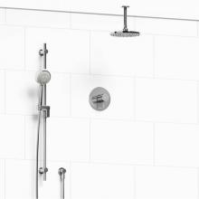 Riobel KIT#323PATMC-6 - Type T/P (thermostatic/pressure balance) 1/2'' coaxial 2-way system with hand shower and