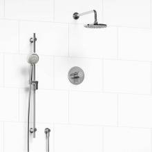 Riobel KIT#323PATMC-EX - Type T/P (thermostatic/pressure balance) 1/2'' coaxial 2-way system with hand shower and