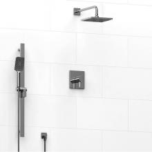 Riobel KIT#323PFTQC-SPEX - Type T/P (thermostatic/pressure balance) 1/2'' coaxial 2-way system with hand shower and