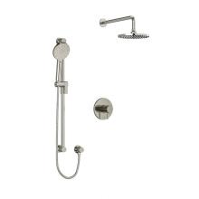 Riobel KIT#323RUTMBN-6-EX - Type T/P (thermostatic/pressure balance) 1/2'' coaxial 2-way system with hand shower and