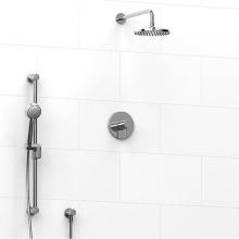 Riobel KIT#323RUTMC-EX - Type T/P (thermostatic/pressure balance) 1/2'' coaxial 2-way system with hand shower and