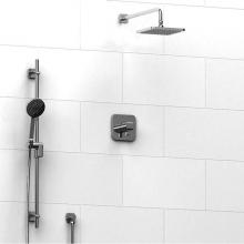 Riobel KIT#323SAC-SPEX - Type T/P (thermostatic/pressure balance) 1/2'' coaxial 2-way system with hand shower and
