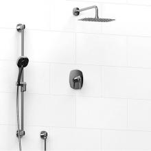 Riobel KIT#323VYC-EX - Type T/P (thermostatic/pressure balance) 1/2'' coaxial 2-way system with hand shower and