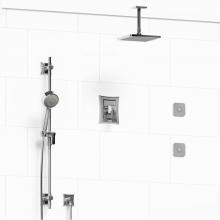 Riobel KIT#3545EFC-6-EX - Type T/P (thermostatic/pressure balance) 1/2'' coaxial 3-way system, hand shower rail, e