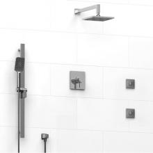 Riobel KIT#3545PXTQC-EX - Type T/P (thermostatic/pressure balance) 1/2'' coaxial 3-way system, hand shower rail, e