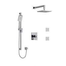 Riobel KIT#3545USC - Type T/P (thermostatic/pressure balance)  1/2'' coaxial 3-way system, hand shower rail,